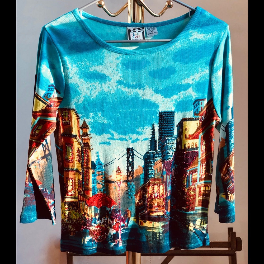 Nwot Never Worn Jeweled Panoramic View